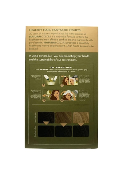 Organic Natural Colors Saç Boyası 5n Açık Kahverengi