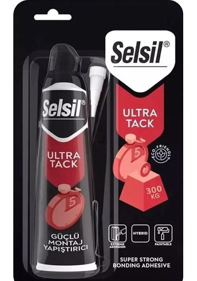 Selsil Ultra Tack Yapıştırıcı 50 Ml Beyaz Belirtilmemiş