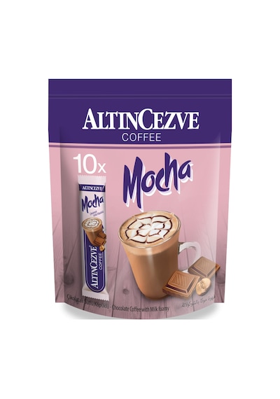 Altıncezve Çikolatalı Sütlü Köpüklü Mocha Hazır Kahve 10 x 17 G