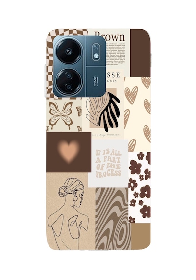 Xiaomi Redmi 13c Silikon Desen037 Çok Renkli