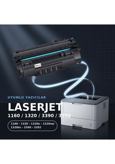 Hp Q5949a Uyumlu,  Toner 2'li Paket / 1160 / 1320 / 3390 / 3392