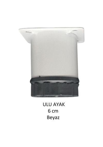 Ulu Ayak 06cm Vidalar Dahil Beyaz Beyaz
