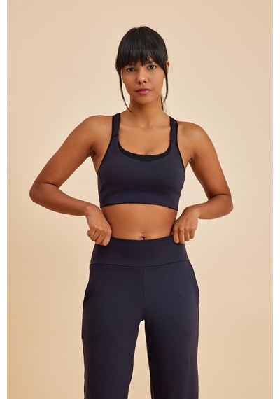 Sportive Siyah Light Touch Bilekten Lastikli Yüksek Bel Jogger Kadın Eşofman Alt Siyah