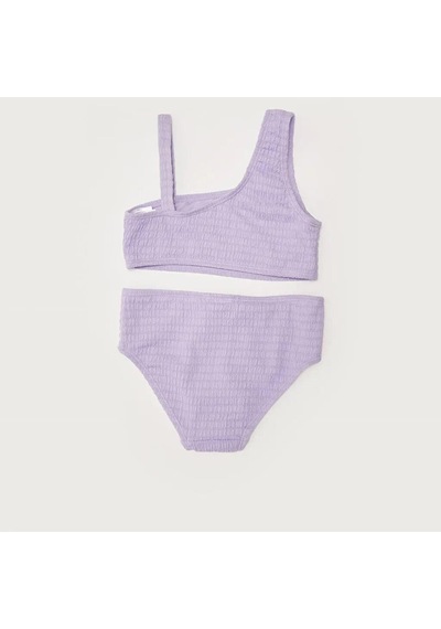Deep Beach Dokulu Kumaş Kız Çocuk Bikini Takım 001