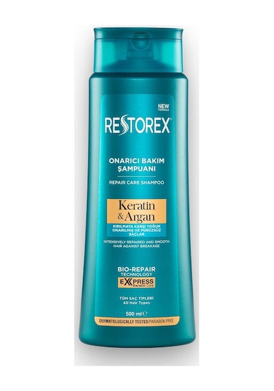 4 Adet Restorex Şampuan Argan Keratin 500 Ml