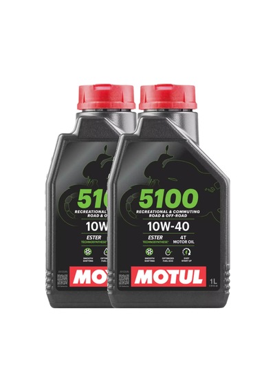Motul 5100 10w40 1 Litre X 2 Adet Motosiklet Motor Yağı
