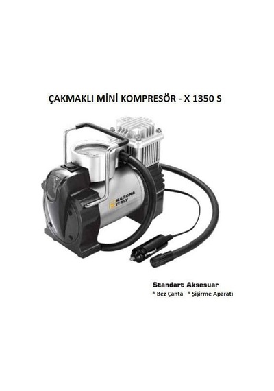 Karona Italy - Çakmaklı Mini Kompresör - X1350s