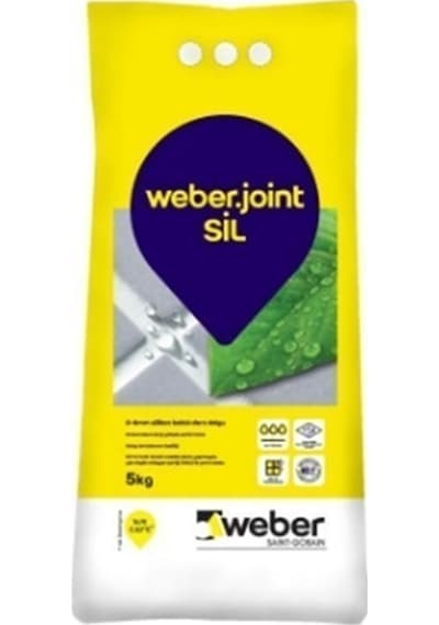 Weber Joint Silikonlu Derz Dolgusu Antrasit 5  KG