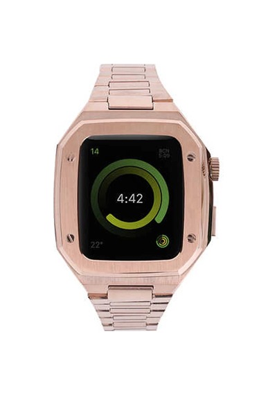 Mey İthalat Watch 44mm Metal Petek Kasalı Kordon - Rose Gold