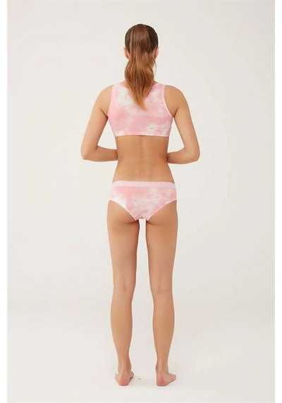 U.s Polo Assn. 66268 Kadın Büstiyer Şort Takım-pembe Pembe