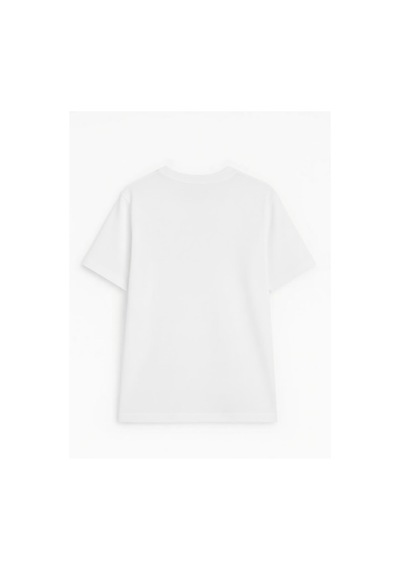 Markapia Woman Kadın %100 Pamuk Basic T-shirt Beyaz