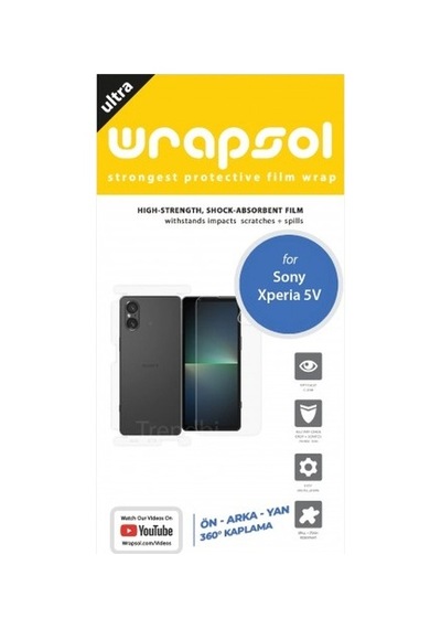 Sony Xperia 5 V Ön - Arka - Yan 360 Derece Tam Kaplama Poliüretan Film