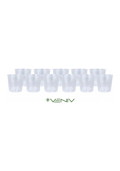 Orkide Yetiştirme Saksısı Pot 10 Adet-0.75l 10