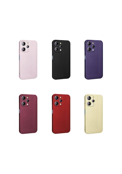 Xiaomi Redmi 12 İle Uyumlu Kılıf Soft Premium Yumuşak Silikon Telefon Kılıfı Kapak Rose Gold Resimde Görünen