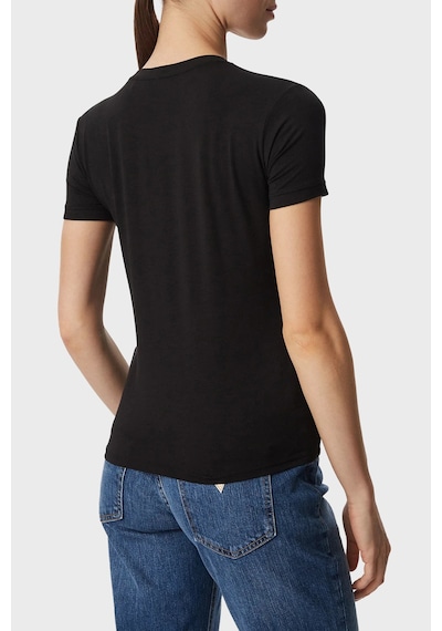 Guess New Ss Cn Mini Logolu T Shirt W6yı12k3751 Kadın T Shirt W6yı12 K3751 Jblk Siyah