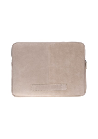 Sand Still Hakiki Süet Deri 15-16 İnç Macbook Uyumlu/laptop Kılıfı Kahverengi