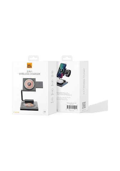 Nettech Nt-wch04 3in 1 15w Kablosuz Wireless Şarj