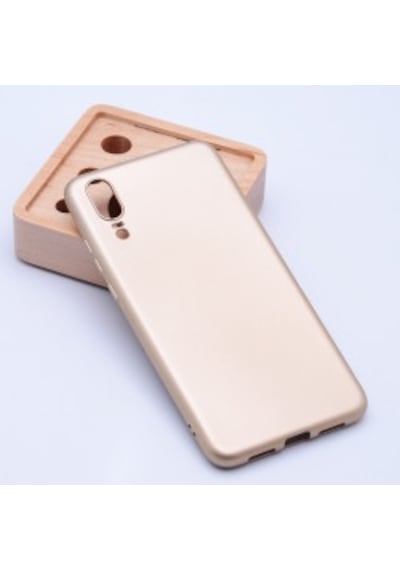 Lexroo Huawei P20 Premier Silikon İnce Kılıf - Gold
