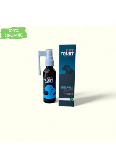 Pettrust Herbal Pet Care Kedi Köpekler İçin Organik Ağız Bakım 40 ML