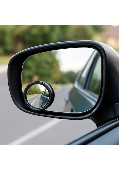 Araç Kör Nokta Aynası 2 Li - 360 Dönebilen Spot Mirror, Dikiz Ayna Yardımcısı