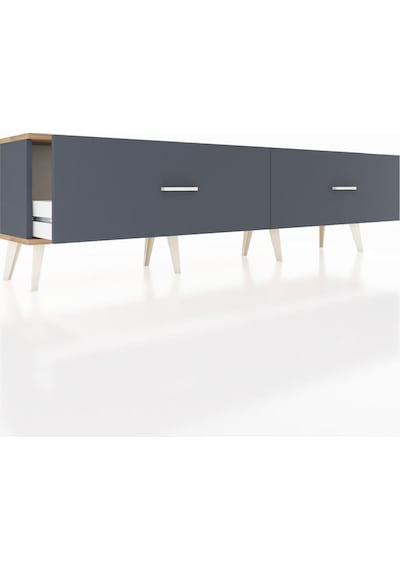 Arges Tv Ünitesi 2 Çekmeceli 176x30x51 Antrasit-çam/antrasit Atlas Çam/antrasıt Arges Tv Ünitesi 2 Çekmeceli 176x30x51 Antrasit-çam/antrasit Atlas Çam/antrasıt
