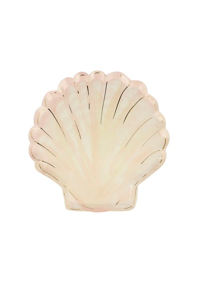 Meri Meri - Shell Plates - Deniz Kabuğu Tabak
