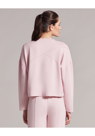Skechers W Soft Touch Shinny Logo Crew Neck Sweatshirt Kadın Light Pink Sweatshirt S231144-590 Pembe