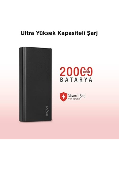 Pb06 20.000mah Pd 20w Lcd Ekranlı Taşınabilir Şarj Aleti Powerbank Siyah