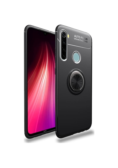 Redmi Note 8T Yüzüklü Standlı Manyetik Kamera Korumalı Kılıf