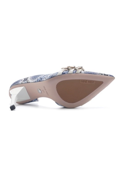 Nine West Desırae2 5fx Mavi Kadın Topuklu Ayakkabı 000000000101928697 MAVİ