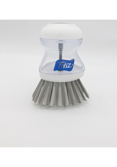 Titiz Tp-110 Hazneli Bulaşık Fırçası Gri Beyaz