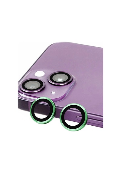Gld-spt- Newface Apple Uyumlu iPhone 13 Mini Raze Metal Kamera Lens - Yeşil