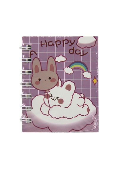 2 Adet Lilamor Cute Colorful Spiralli Not Defteri 8,5x10,5 Cm