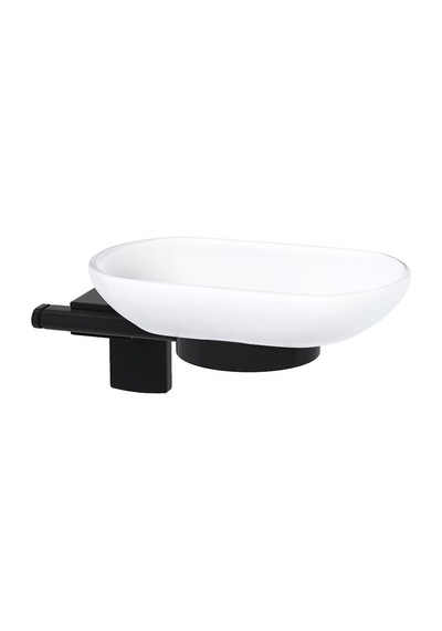 Tema Premium Serisi Banyo Sabunluk Mat Siyah