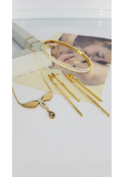 Sones Çelik Takı Setleri Sns50026869 Gümüş - Rose Gold