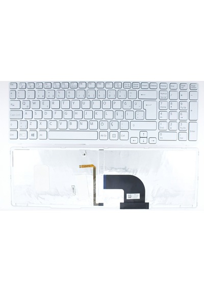 Sony Vaio Sve151, Sony Sve171 Sve171G11M Uyumlu Klavye Beyaz Back