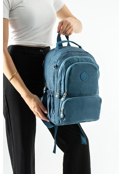 Ultra Hafif Çok Cepli Orta Boy Sırt Çantası Mavi Model: 571-4h