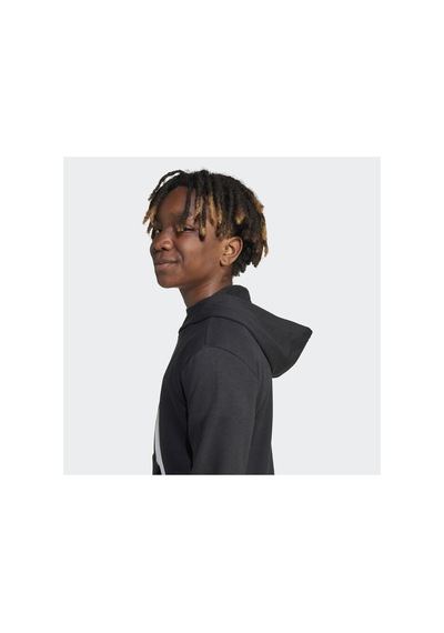 Adidas Essentials Kids Kapüşonlu Üst Black / White