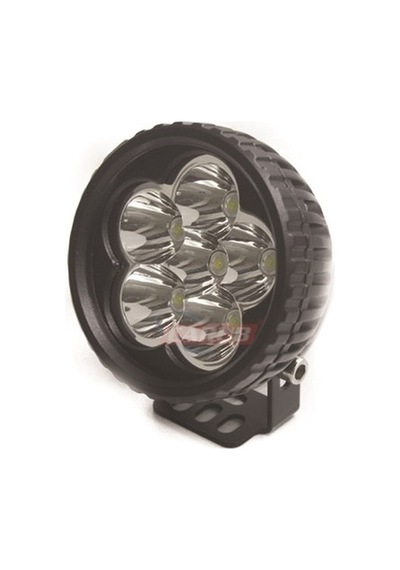Carub Projektör 10-30V 18W Off-Road Yuvarlak 9Cm Siyah Tekne Siyah