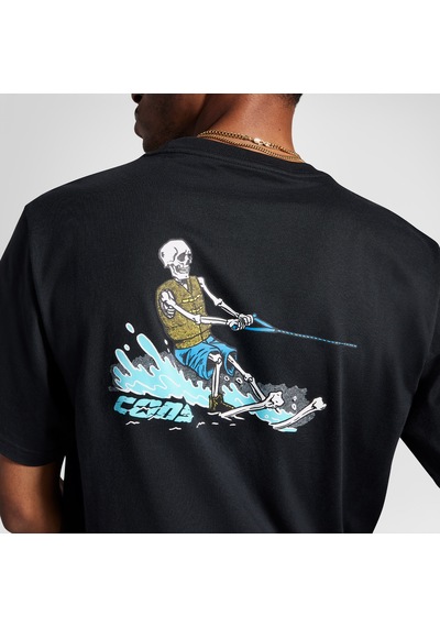 Converse Skeleton Water Ski Erkek Siyah T-shirt