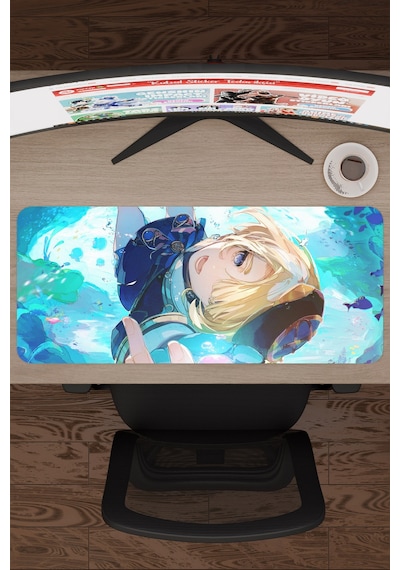 Freminet Genshin Impact Anime Gacha V5 - 70x30 Xl Gaming Mouse Pad Fare Altlığı