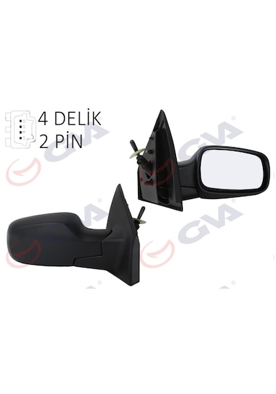 Dış Dikiz Aynası Sağ Clıo 3 Iıı Hb 05-09 Mekanik Sensörlü Konveks Vm-6136sr 2 Fiş Gva 1014142 .