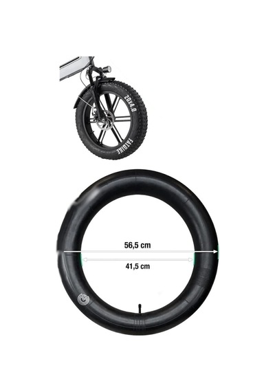 Servis 20 X 4.00 Fat Bike Elektrikli Bisiklet Pedal Destekli İç Lastik