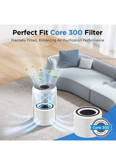 Core 300 Yedek Filtre Levoıt Core 300 Ve Core 300s Hava Temizleyici, 3'ü 1 Arada H13 Gerçek Hepa Ve Aktif Karbon Deği Diğer