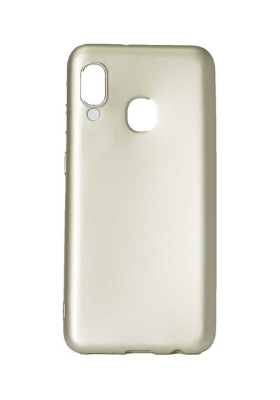 Zore Samsung Galaxy Uyumlu A40 Kılıf Nvth Premier Silikon Kapak - Gold