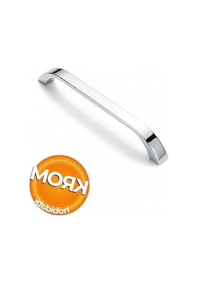Göksu Krom Metal Mutfak Dolap Kulpları, Çekmece Kapak Kulbu, Mobilya Kulp 128 Mm, Adet, 1 155 x 230 MM (Büyük Boy)