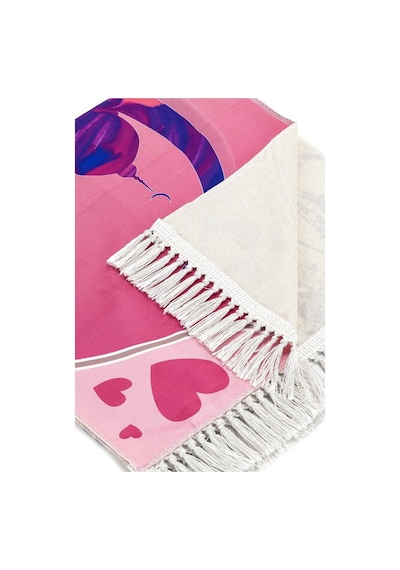 Dijital Baskılı Çocuk Seccadesi - Pembe Camili - 44 X 78 cm