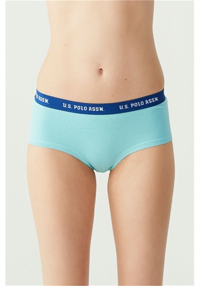 U.S. Polo Assn. U.s Polo Assn. 66115 Kadın 3 Lü Şort Külot-lacivert&fuşya&beyaz Lacivert
