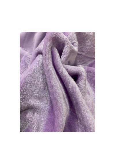 Zp-lutur- Tüy Dökmez Ithal Lila Renk Peluş Kumaş 100x150 Cm Ev Tekstil Lila Lila