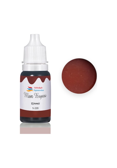 Mum Boyası Sıvı Pigment Boya 20 Ml Kiremit - S220